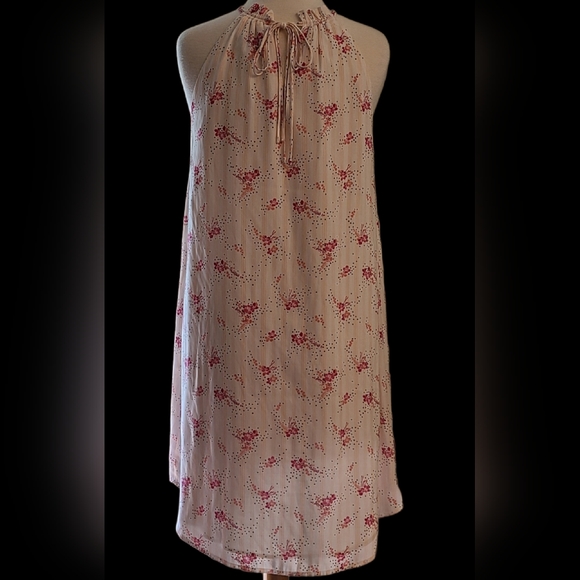 Loft size S white/pink dress - Picture 3 of 10